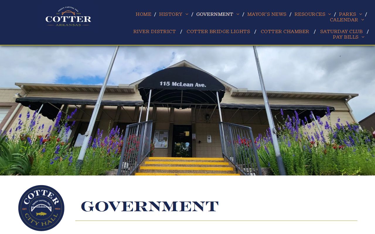 Cotter court docket and City Hall payment information
