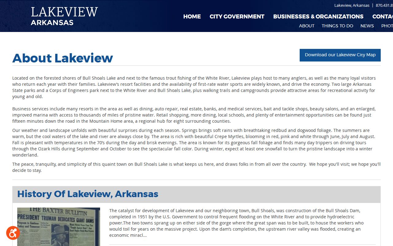 Lakeview court docket community context in Baxter County