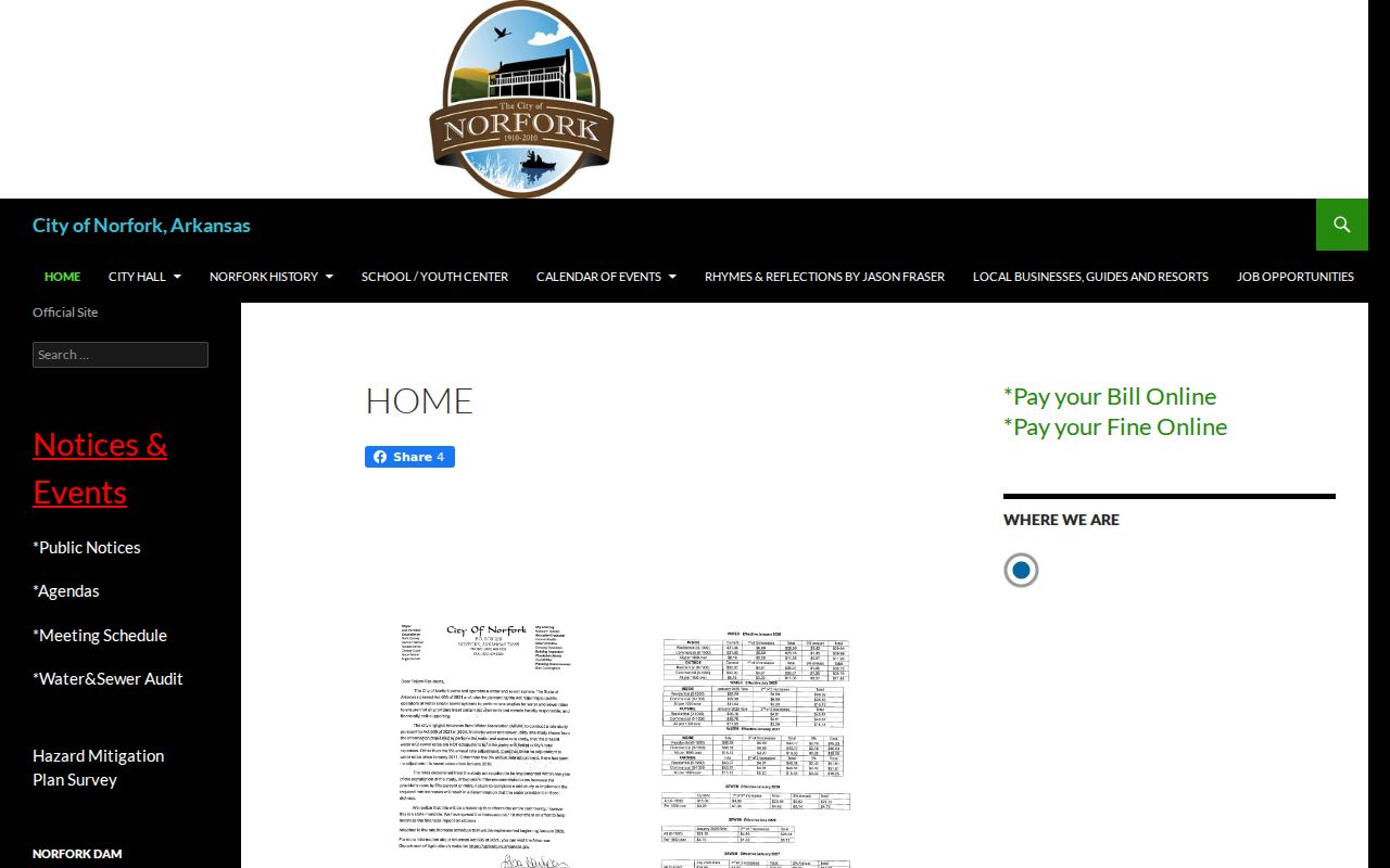 Norfork civic context for local court docket records